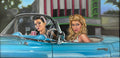 "Evening Cruise" – Original Oil on Canvas by Gary Lovelace, 10" × 20"