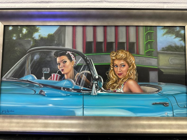 "Evening Cruise" – Original Oil on Canvas by Gary Lovelace, 10" × 20"