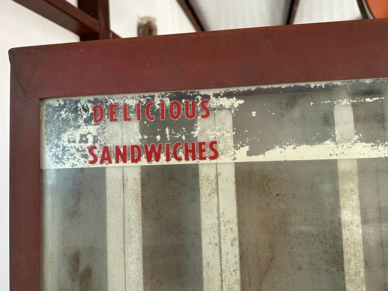 Vintage 1950s Tom's Candy & Sandwich Vending Machine