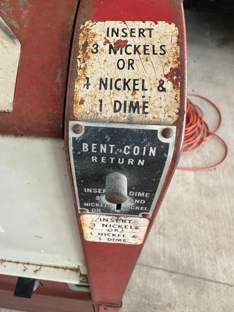 Vintage 1950s Tom's Candy & Sandwich Vending Machine