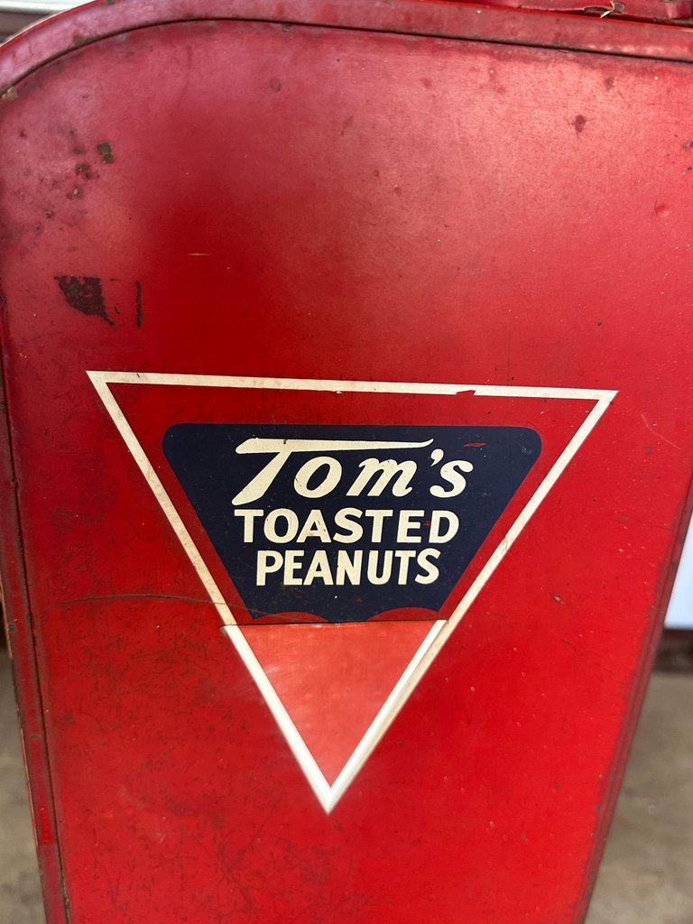 Vintage 1950s Tom's Candy & Sandwich Vending Machine