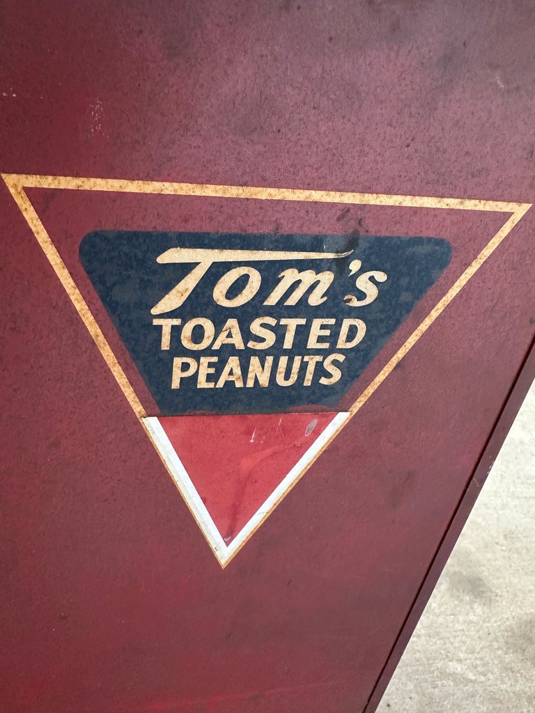 Vintage 1950s Tom's Candy & Sandwich Vending Machine