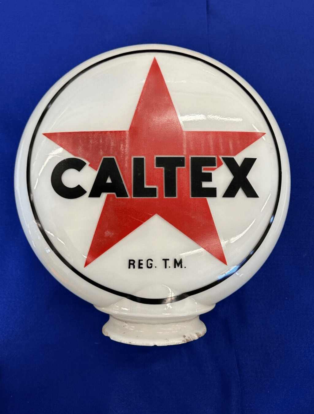 Vintage Caltex Gas Pump Globe
