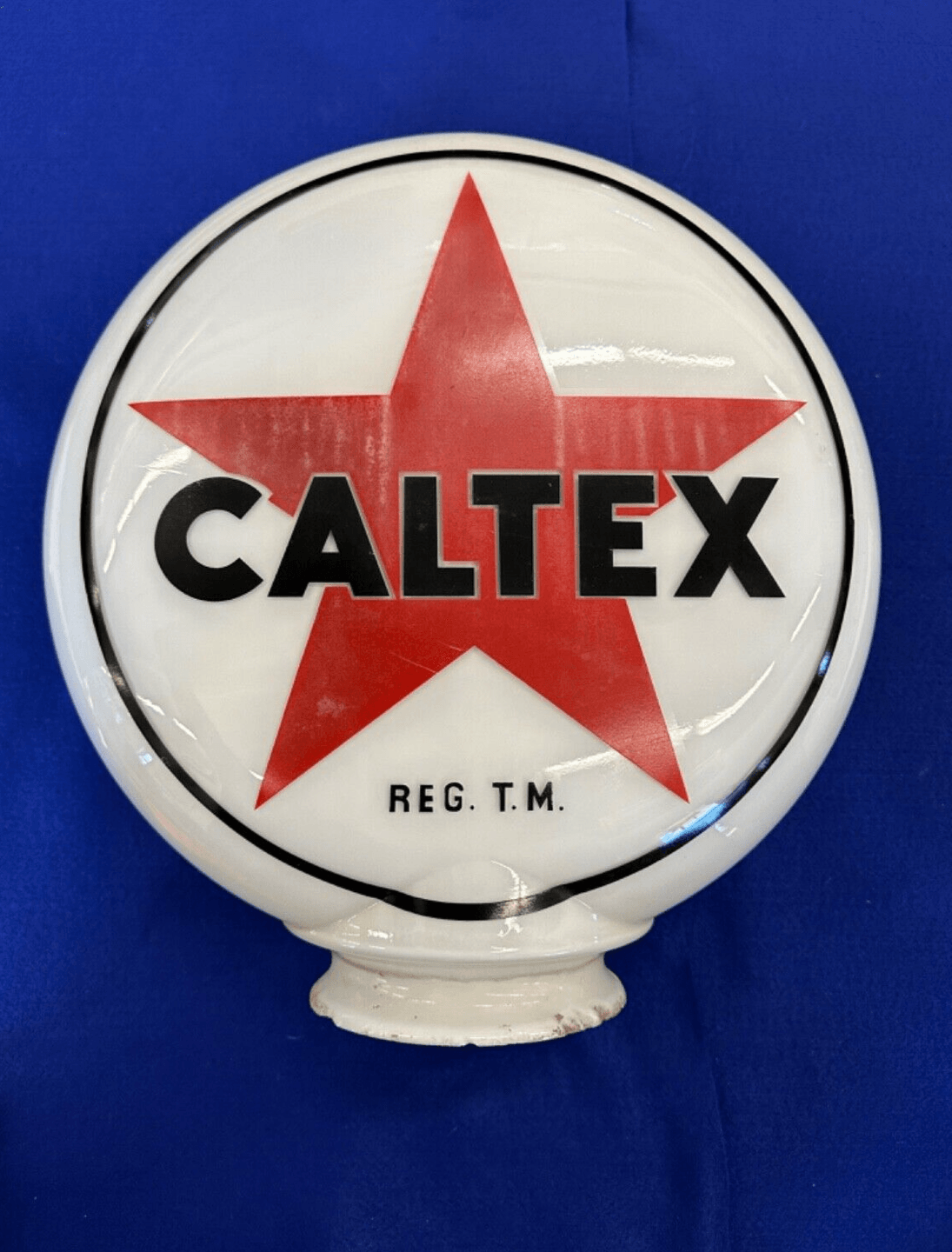 Vintage Caltex Gas Pump Globe