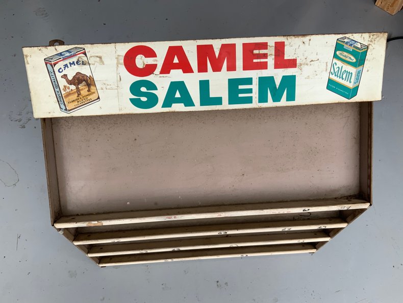 Vintage Camel & Salem Cigarette Retail Display