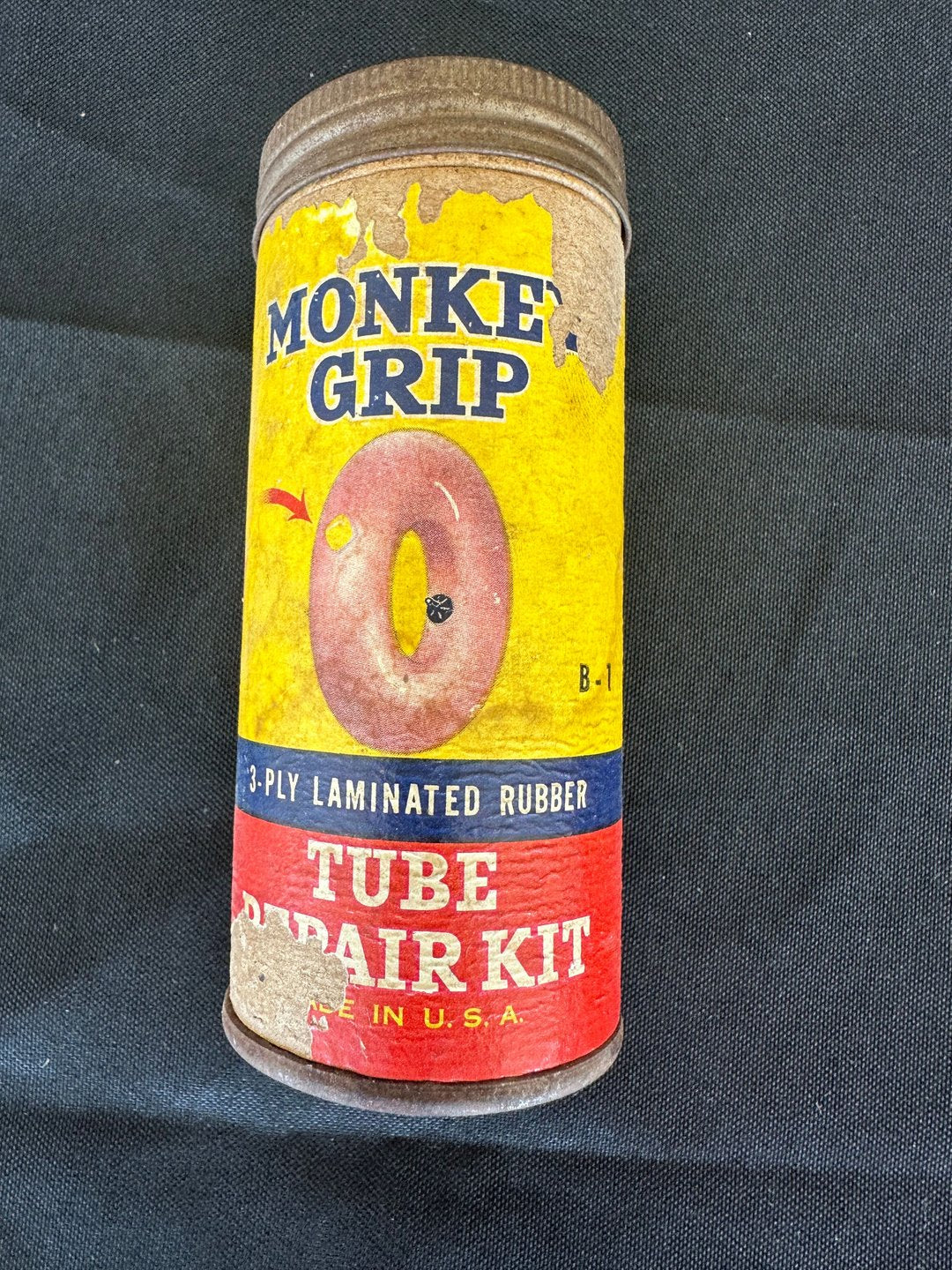Vintage Monkey Grip Tire Repair Kit