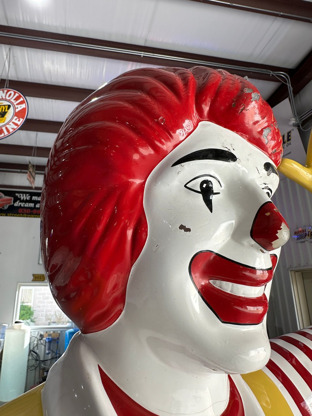 1970's-80's Ronald McDonald Life Size Statue