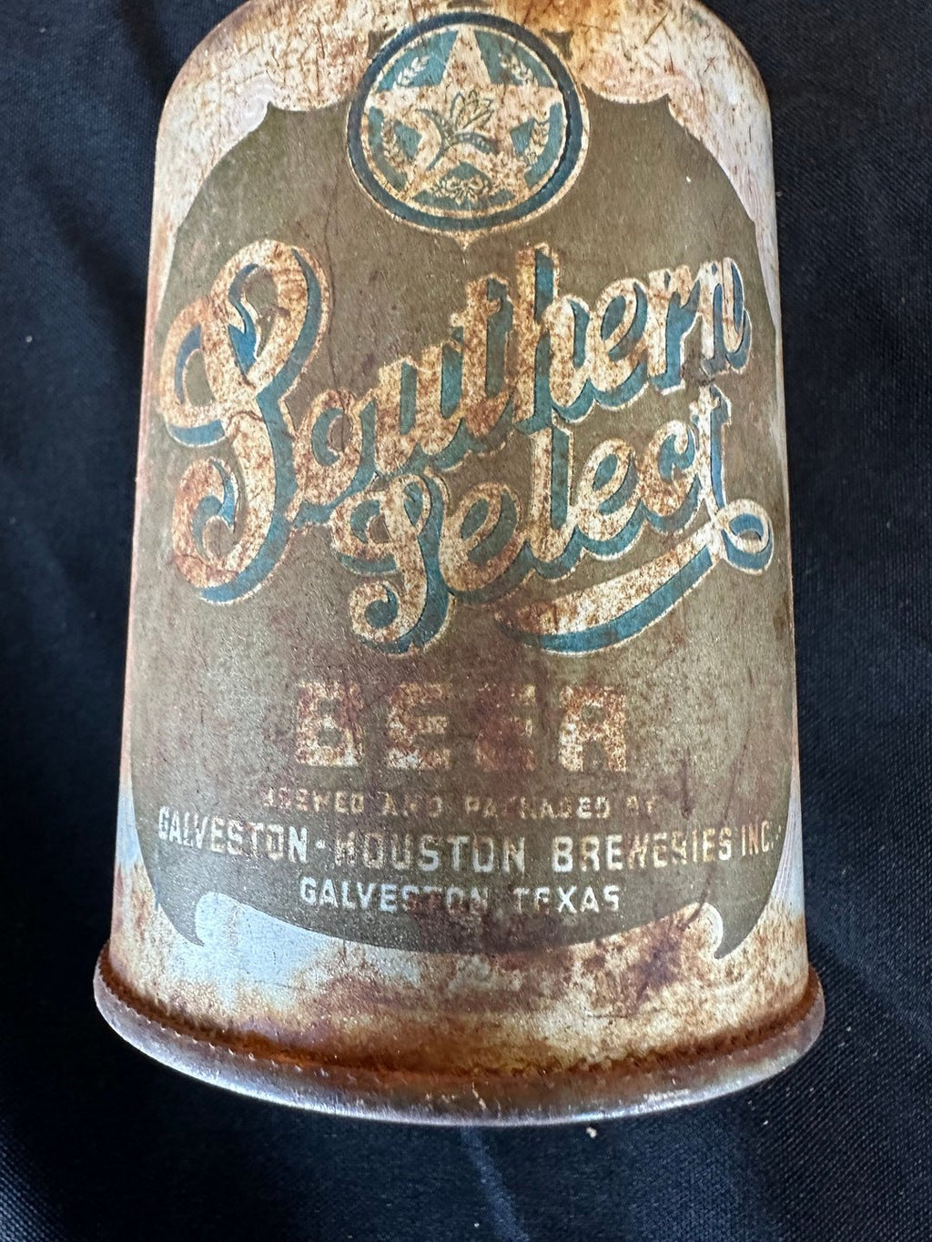 Vintage Southern Select Crowntainer Cone Top Beer Can 1940s