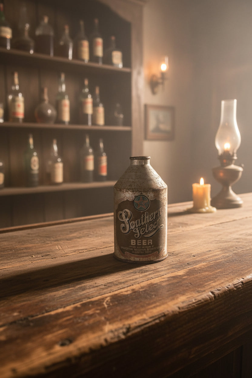 Vintage Southern Select Crowntainer Cone Top Beer Can 1940s