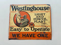 Vintage Westinghouse Home Power Plant Sign