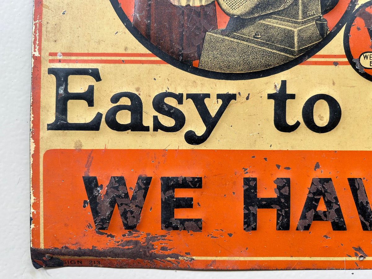 Vintage Westinghouse Home Power Plant Sign
